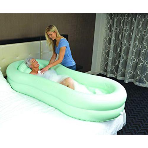 حوض هوائي قابل للنفخ للاستحمام على السرير حوض هوائي قابل للنفخ للاستحمام على السرير