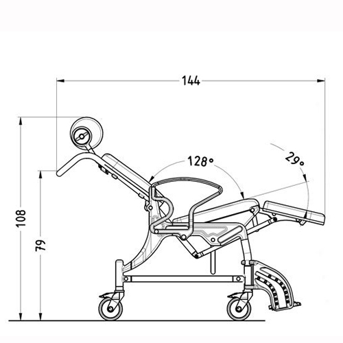 كرسي حمام واستحمام ريبوتيك متحرك فونيكس كرسي حمام واستحمام ريبوتيك متحرك فونيكس