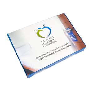 ملصقات بلغة برايل للغرف