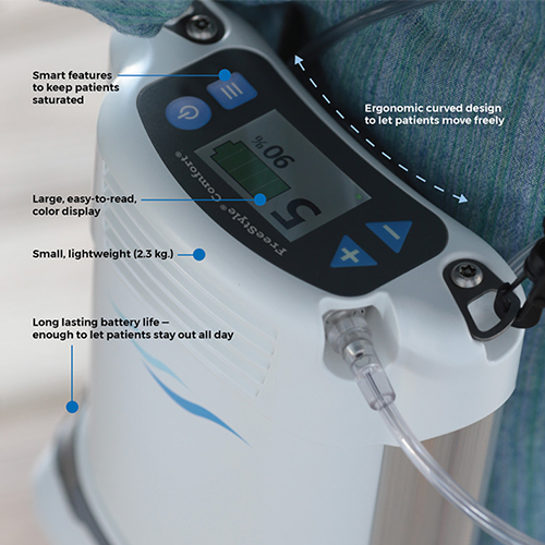 جهاز توليد اكسجين محمول فري ستايل 5 لتر