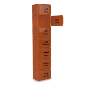 SPACARE Weekly Pill Organizer Red 007 SPACARE Weekly Pill Organizer Red 007