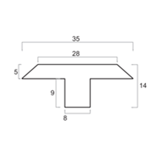 Surface Warning Domer Plastic  With 3M Tape