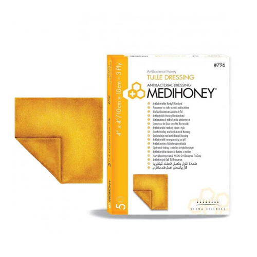 MEDIHONEY Tulle Dressing 10*10 cm 3 Ply 796