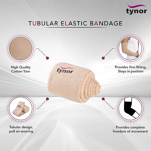 Tynor Elastic Tubular Bandage 75mm*10m