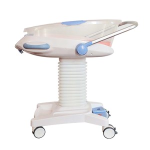 سرير اطفال هيدروليك مع موسيقى وقياس الوزن ودرجة حرارة الغرفة MK-B01