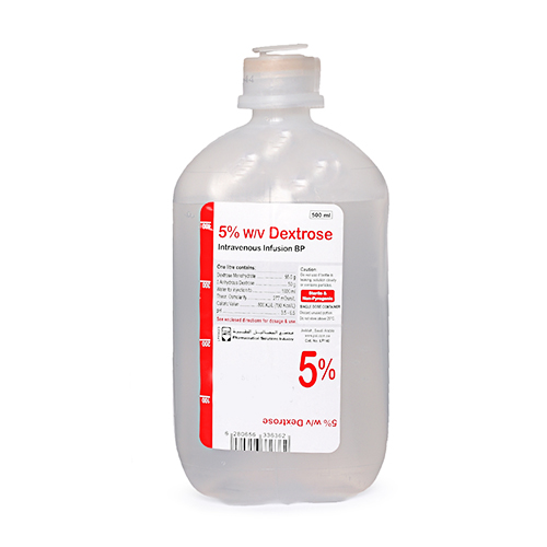 محلول ديكستروز 5% 500مل