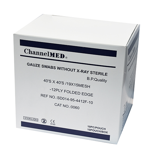 Channelmed Gauze 4 inchx4 inch 10ply Sterile Channelmed Gauze 4 inchx4 inch 10ply Sterile