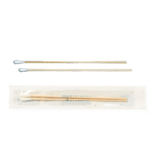 أعواد بطرف قطني معقم 6" أعواد بطرف قطني معقم 6"