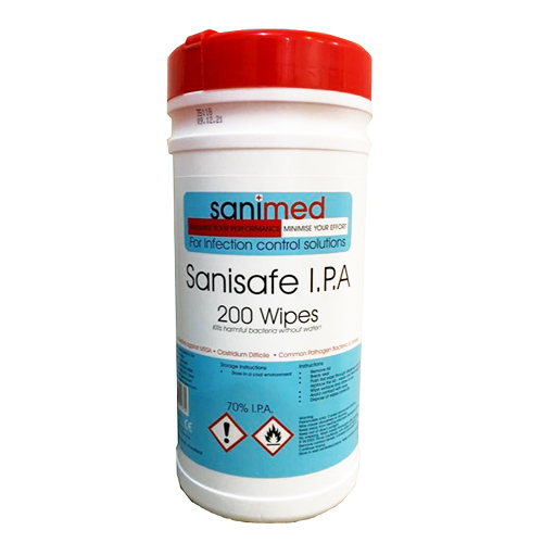 مناديل سانيميد كحلول 70% مناديل سانيميد كحلول 70%