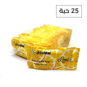 Refreshing Wet Towel With Lemon Globalstar Refreshing Wet Towel With Lemon Globalstar