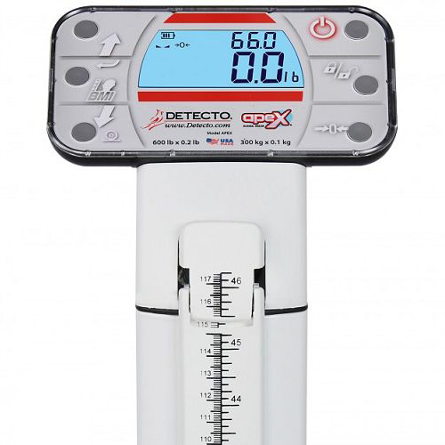 Detecto Apex Electric Scale 300KG Touchless Height Detecto Apex Electric Scale 300KG Touchless Height