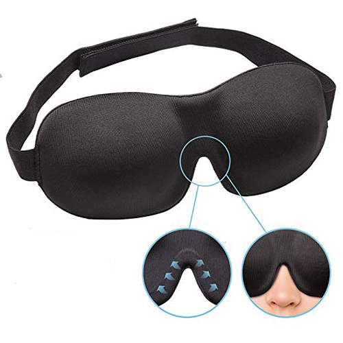 غطاء عين للنوم ثلاثي الابعاد مع سدادة أذن للسفر غطاء عين للنوم ثلاثي الابعاد مع سدادة أذن للسفر