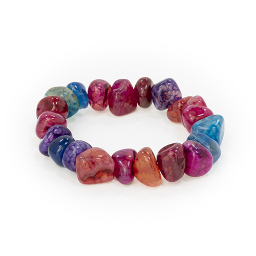 SPACARE Volcano Lava Rock Natural Color Stones Bracelet