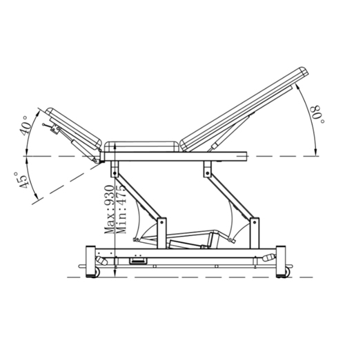 COINFYCARE Electric Massage And Physiotherapy Table 3 Functions EL03