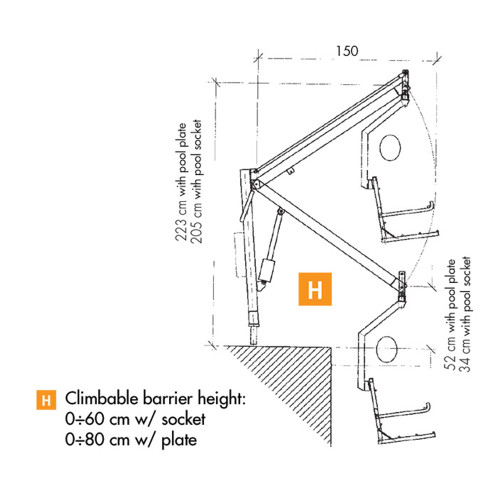Chinesport Lift Pool With Seat 14250 Chinesport Lift Pool With Seat 14250