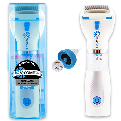 V-COMB Electric Lice Comb With Vacuum
