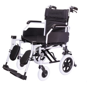 موفاكير كرسي متحرك المنيوم مع رافع ارجل عجل صغير  MCW011S