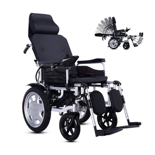 موفاكير كرسي متحرك كهربائي ظهر متحرك ورافع ارجل