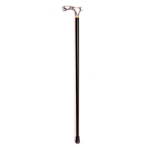 Luxury wooden cane with black acrylic handle 611
