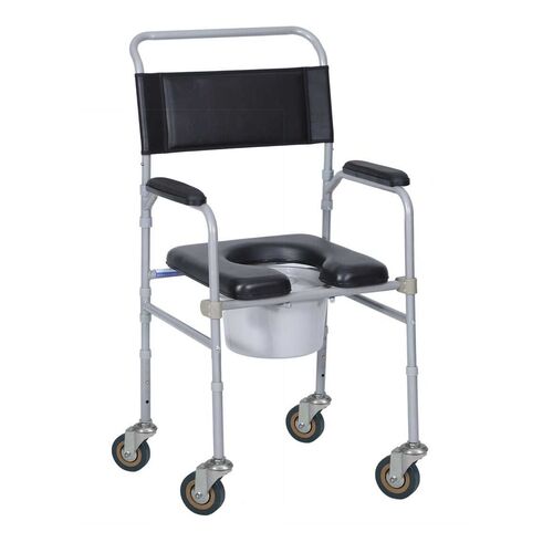 Foldable Commode Wheelchair With Wheels 7008