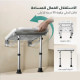 Wall-mounted shower chair