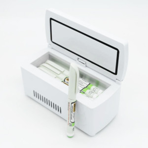 ثلاجة انسولين محمولة مع بطارية كهربائية ثلاجة انسولين محمولة مع بطارية كهربائية