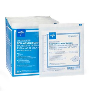 Medline Tracheostomy Gauze 4*4 Sterile 2Plys