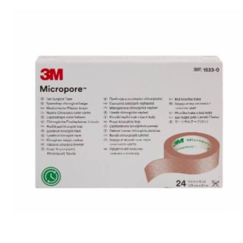 بلاستر مايكروبور بني 3m 1.25 cm x9.1m