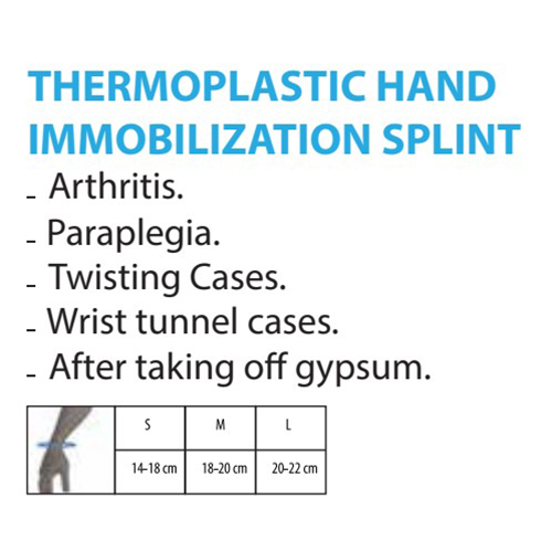 Thermoplastic Anti Spasticity Hand Splint  D401