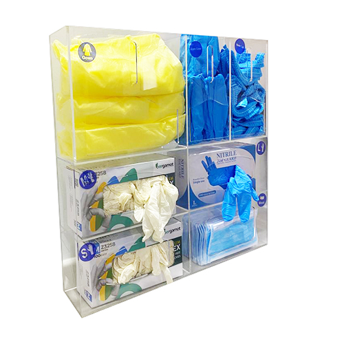 Dispenser Gloves / Head & shoe Cover / Gown / Masks Dispenser Gloves / Head & shoe Cover / Gown / Masks