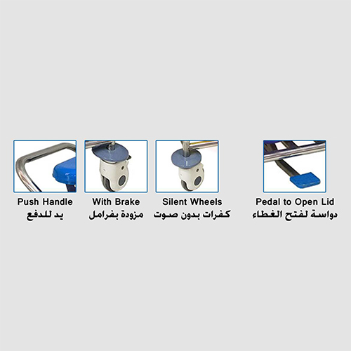 Trolley For Laundry And Garbage Single Trolley For Laundry And Garbage Single