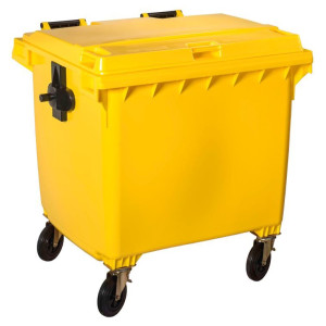 Yellow Medical Waste Container 1100L