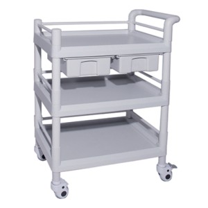 موفاكير عربة 3 ارفف ودرجين فايبر MT032