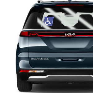 Cars Signs Handicap Stickers 9x9 cm Cars Signs Handicap Stickers 9x9 cm