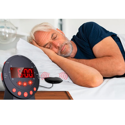 Door Bell And Telephone Loud Alarm with Flash Bed Shaker for Deaf