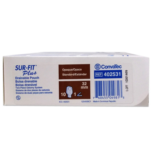 Convatec SUR-FIT Plus Two-Piece Drainable Pouch Ileostomy