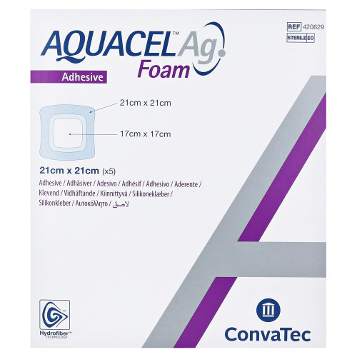 Aquacel Foam Ag 21*21
