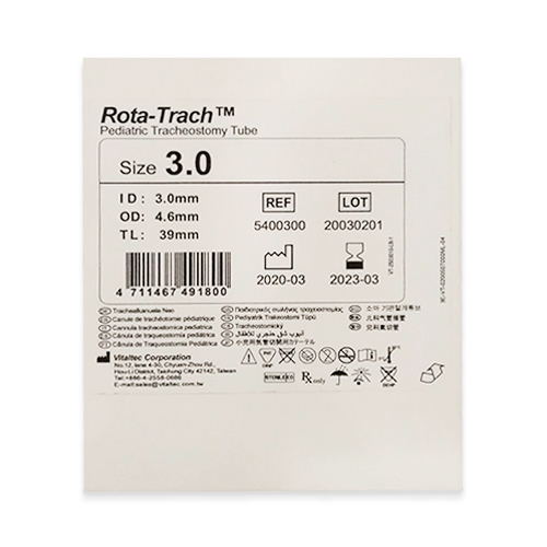Pediatric Tracheostomy Tube