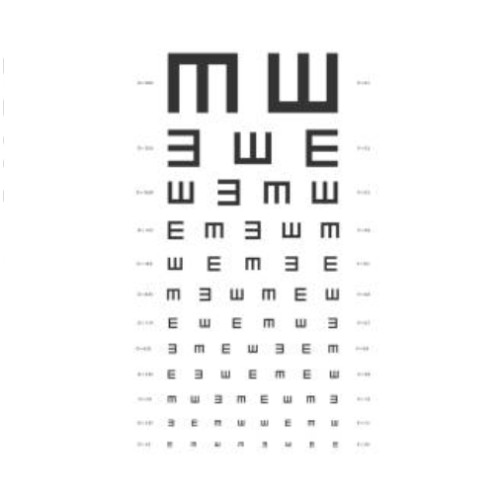 لوحة فحص النظر