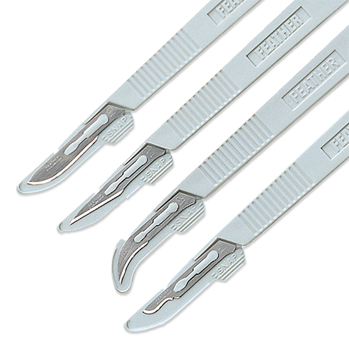 مشارط جراحية ستيل مع مقبض ياباني