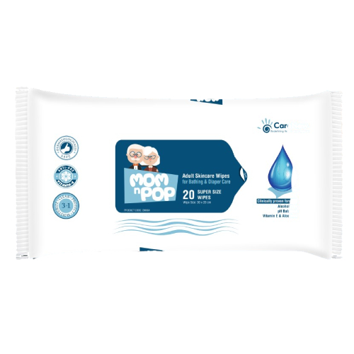 مناديل مبللة لتنظيف المريض كير ناو مناديل مبللة لتنظيف المريض كير ناو