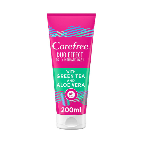 Carefree Feminine Wash with green tea and aloe vera 200 ml