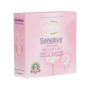 انجوي كوندوم واقي ذكري حساس 3 انجوي كوندوم واقي ذكري حساس 3