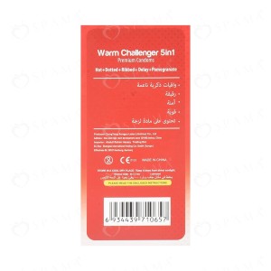 انجوي كوندوم واقي ذكري سخونة التحدي 5 في 1 انجوي كوندوم واقي ذكري سخونة التحدي 5 في 1