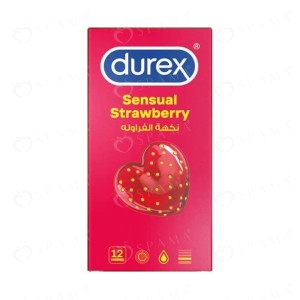 كوندوم ديوركس بنكهة الفراولة 12 قطعة