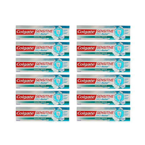 معجون أسنان كولجيت لإصلاح مينا الأسنان الحساسةا 75 مل معجون أسنان كولجيت لإصلاح مينا الأسنان الحساسةا 75 مل