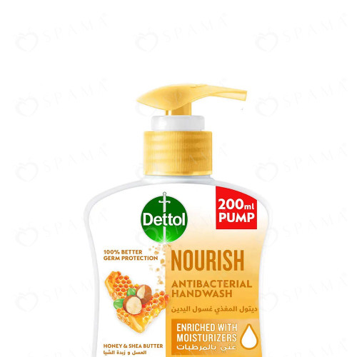 ديتول صابون سائل بالعسل وزبدة الشيا 200 مل ديتول صابون سائل بالعسل وزبدة الشيا 200 مل