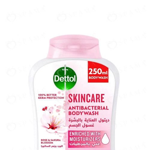 ديتول شاور جل سكين كير برائحة الورد 250 مل
