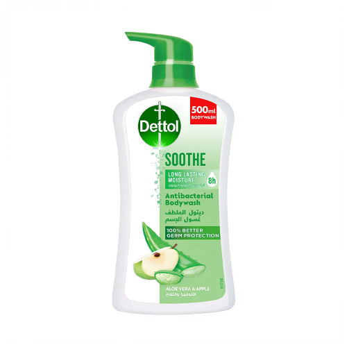 Dettol Shower Gel Soothe with Aloe Vera & Apple 500 ml