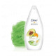 Dove shower gel with loofah refreshing avocado 250 ml Dove shower gel with loofah refreshing avocado 250 ml